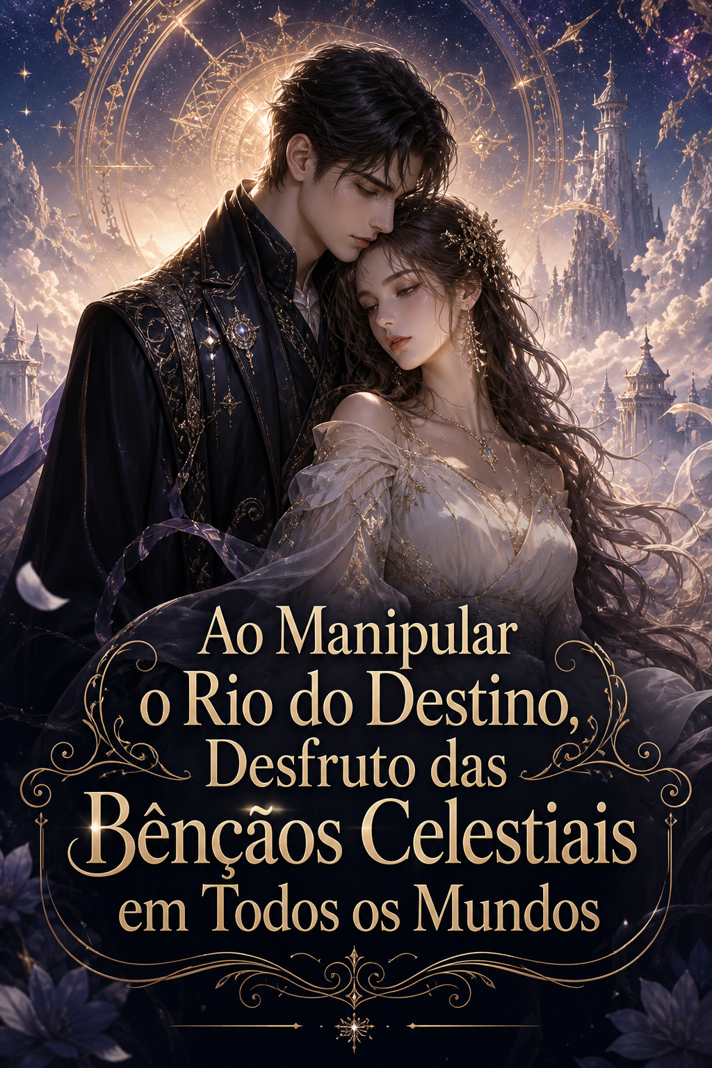 Ao Manipular o Rio do Destino, Desfruto das Bênçãos Celestiais em Todos os Mundos